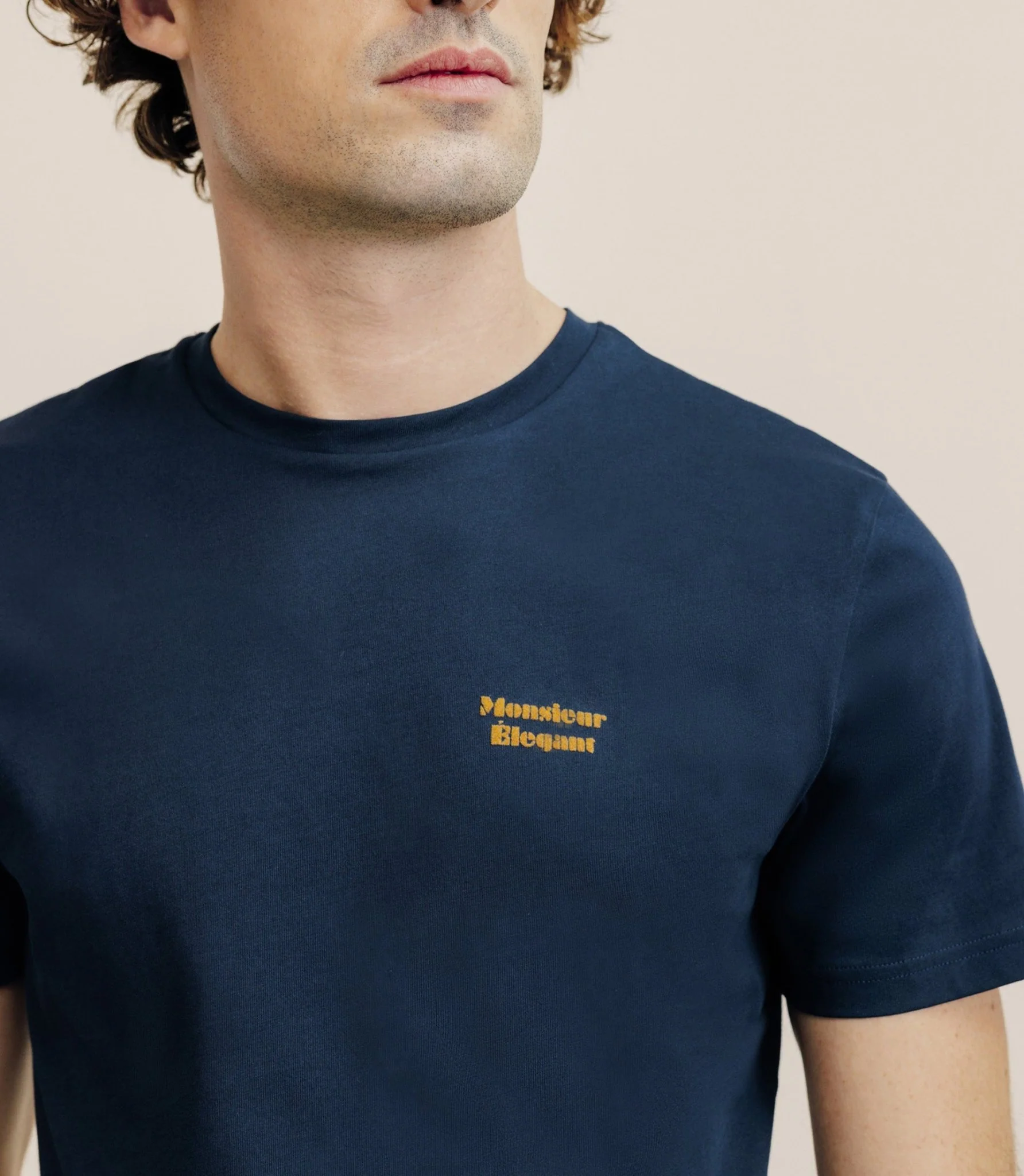 T-shirt flocking marine - Image 2