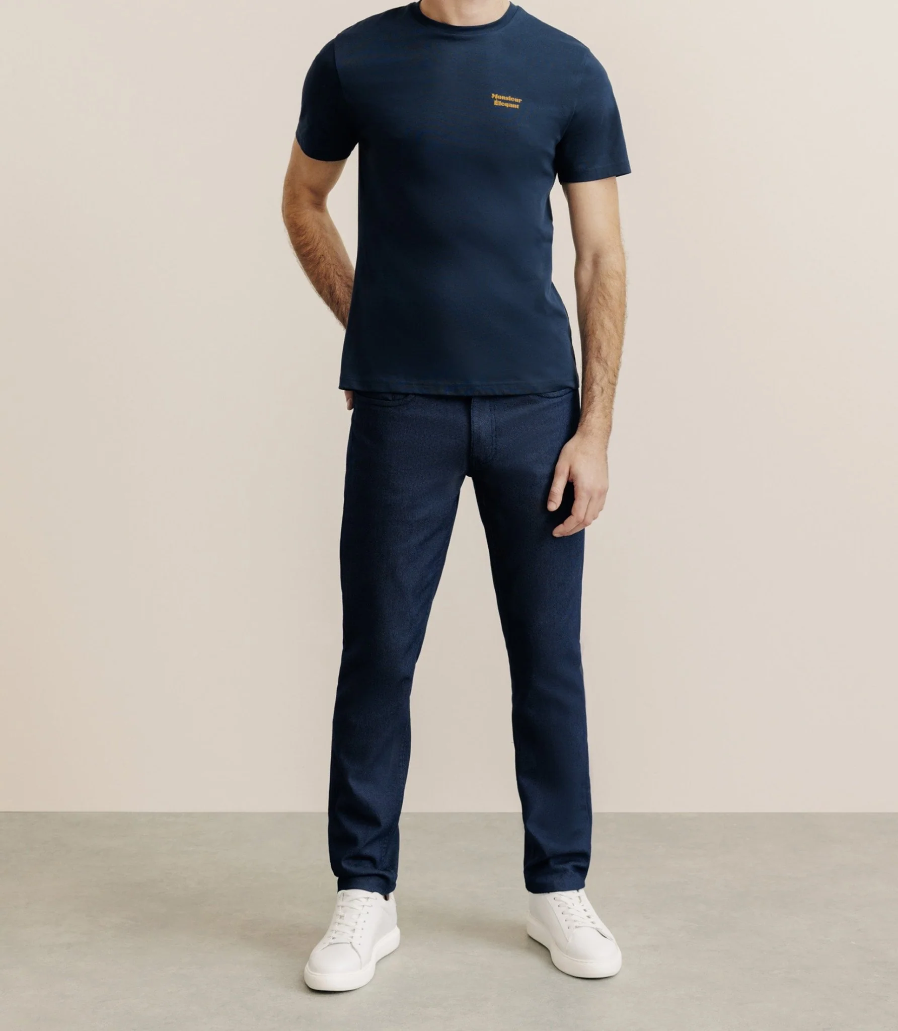 T-shirt flocking marine - Image 3