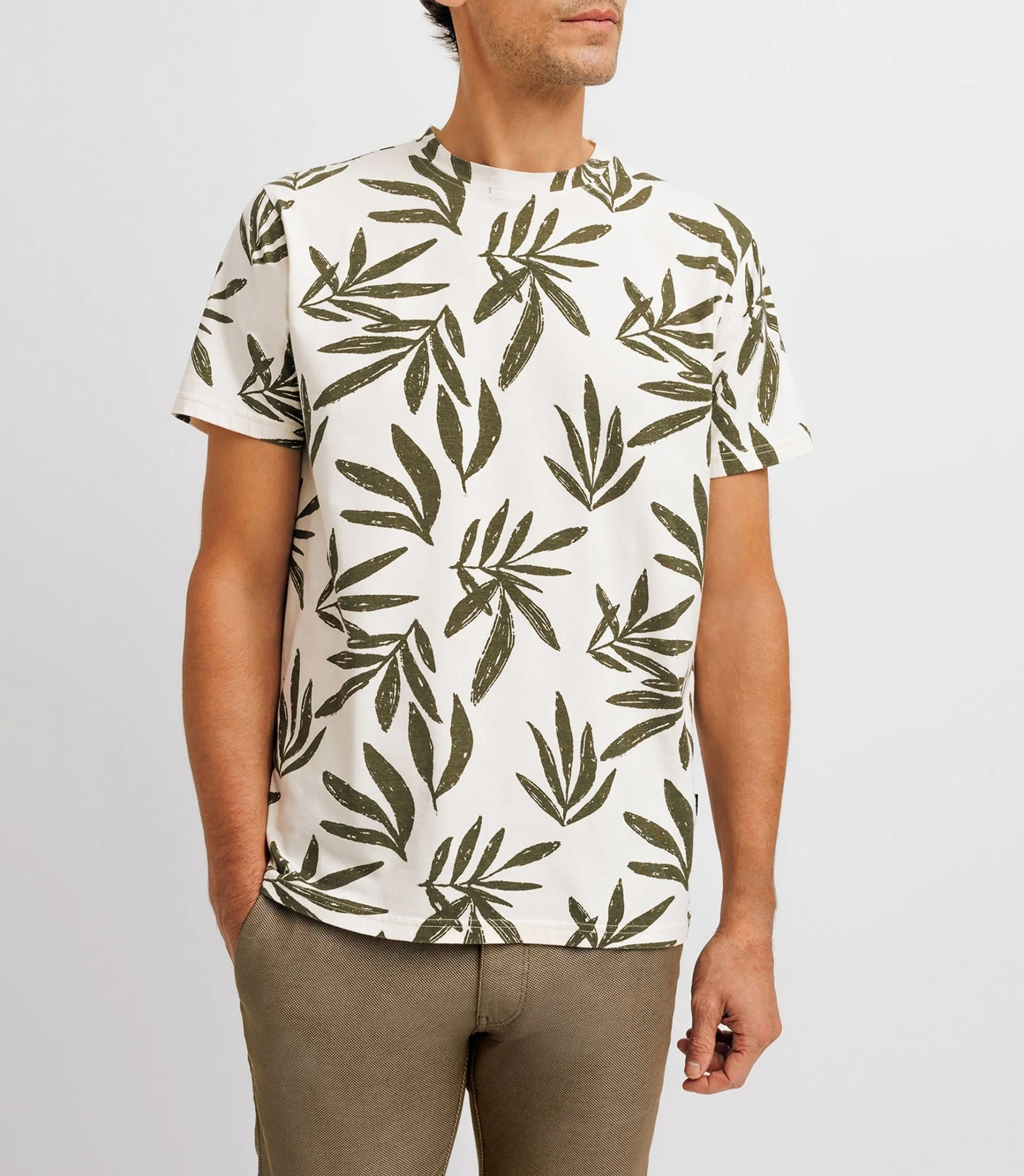 T-shirt à fleurs écru - Image 2