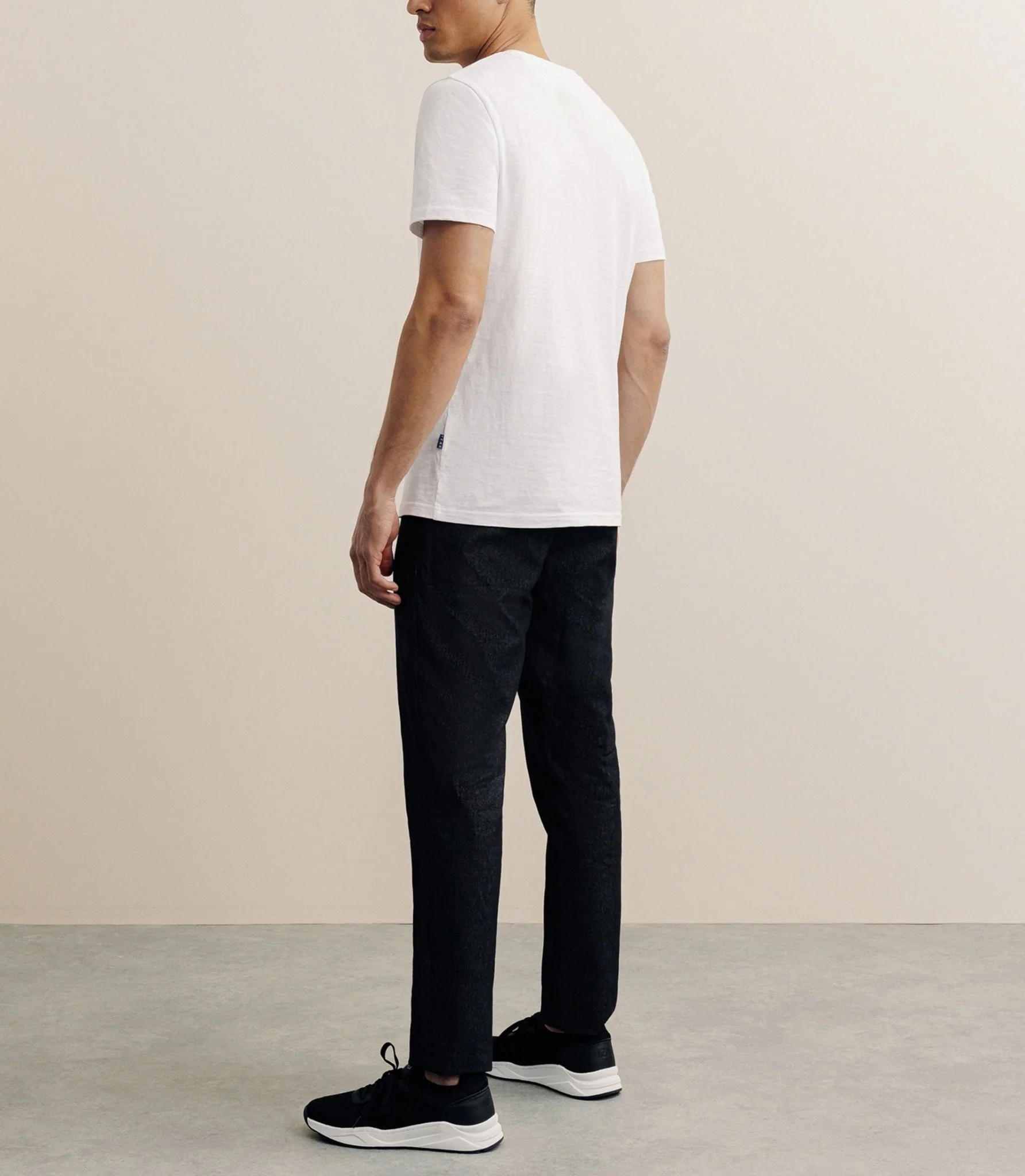 T-shirt col rond blanc - Image 4