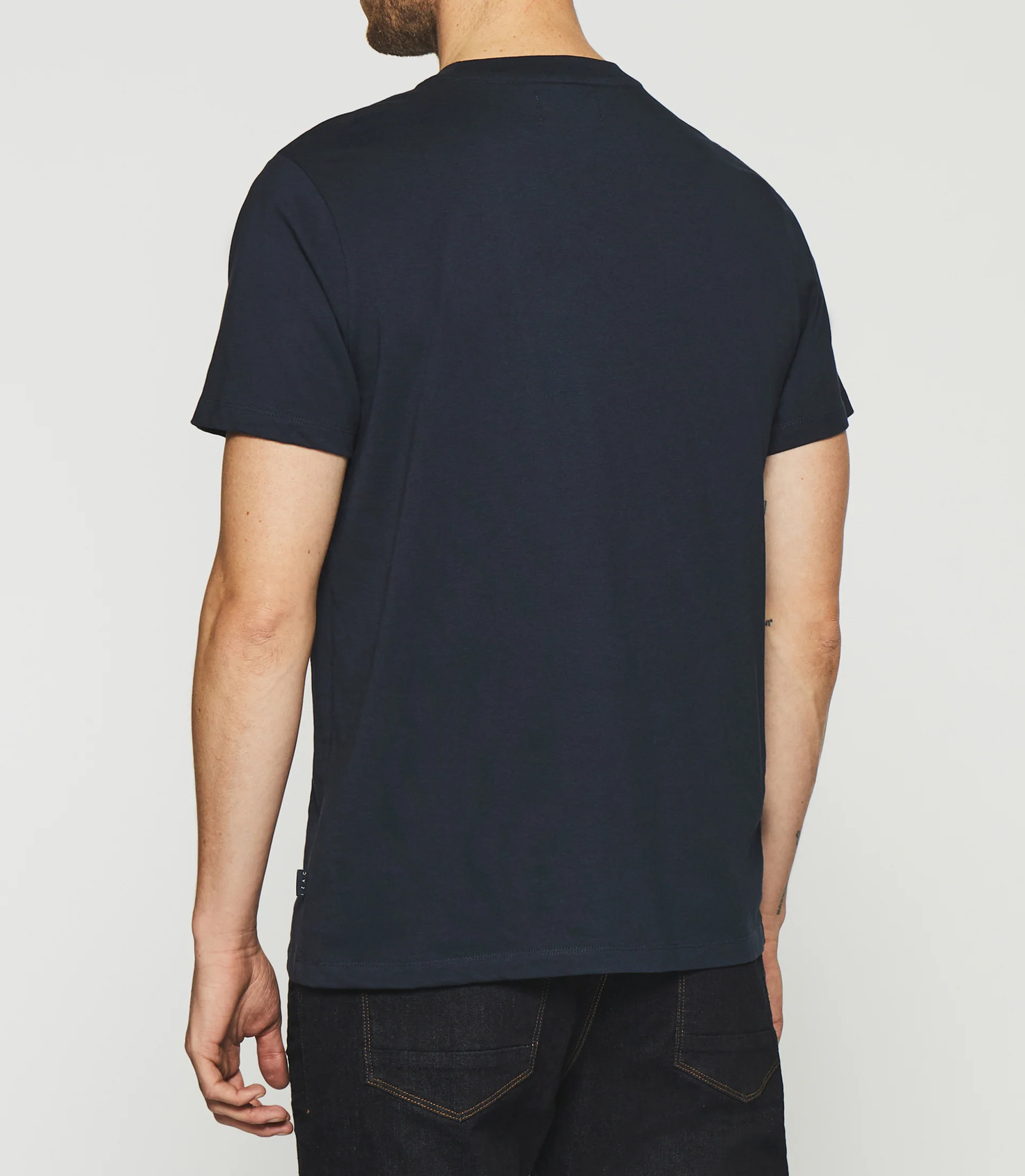 T-shirt à manches courtes à logo marine GORDON - Image 3