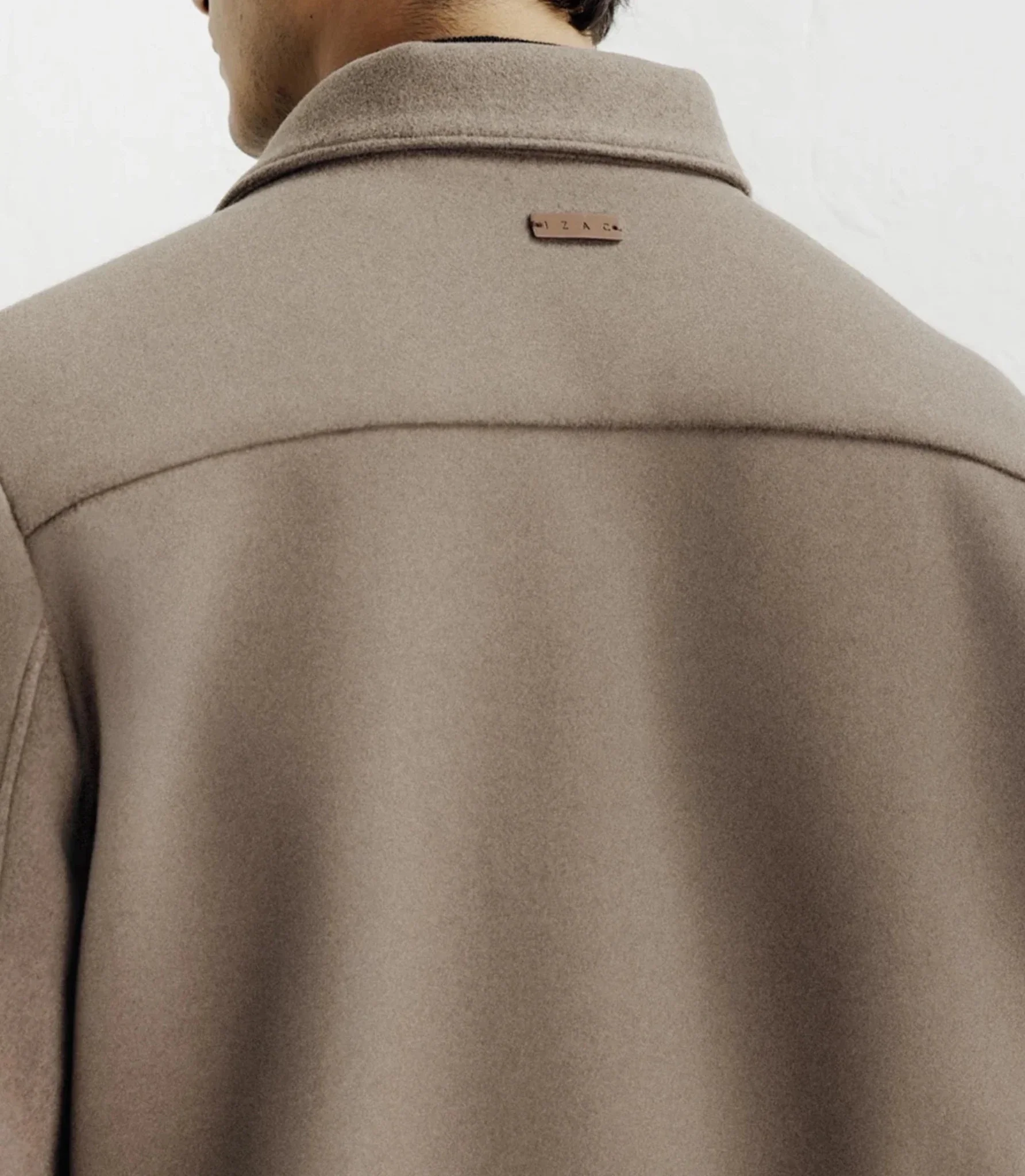 Veste casual 3 poches taupe - Image 5