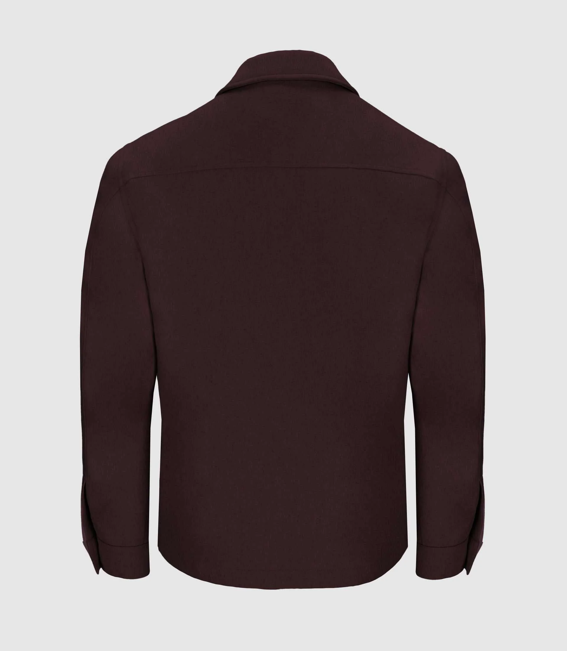 Veste casual bordeaux DEREK - Image 3