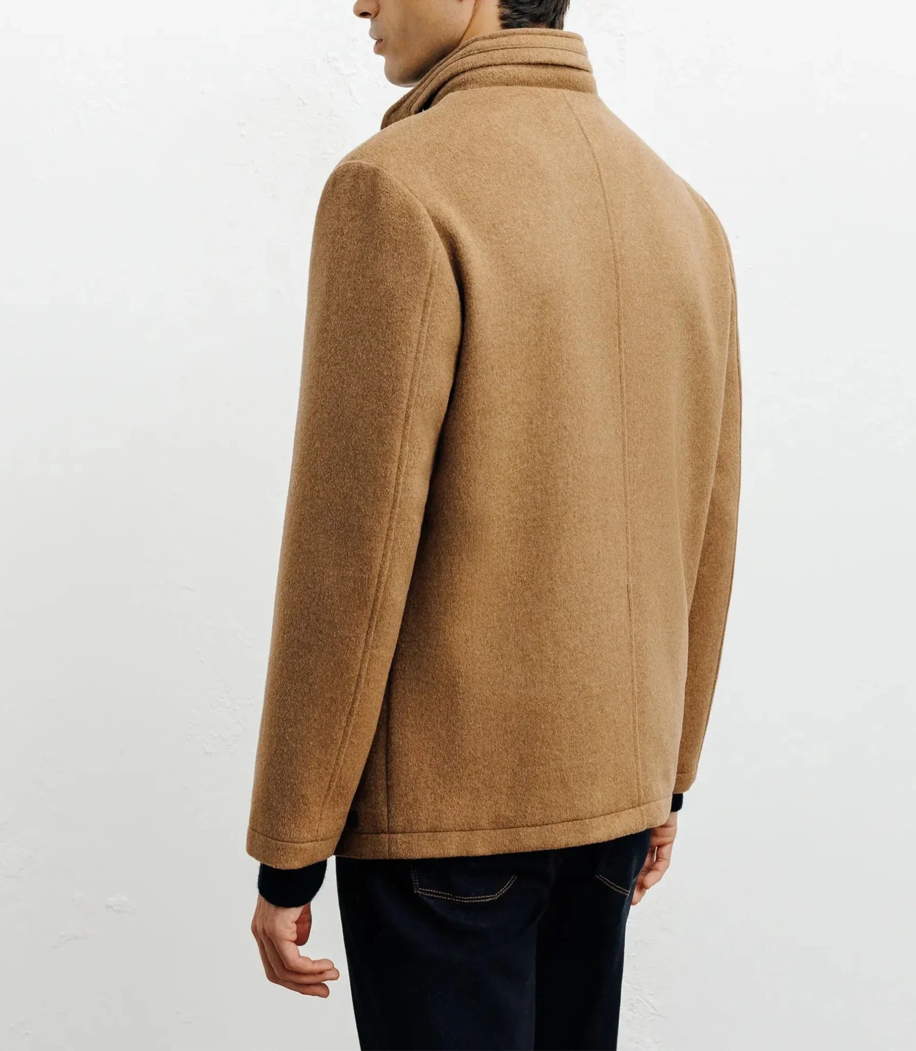 Veste casual camel - Image 4