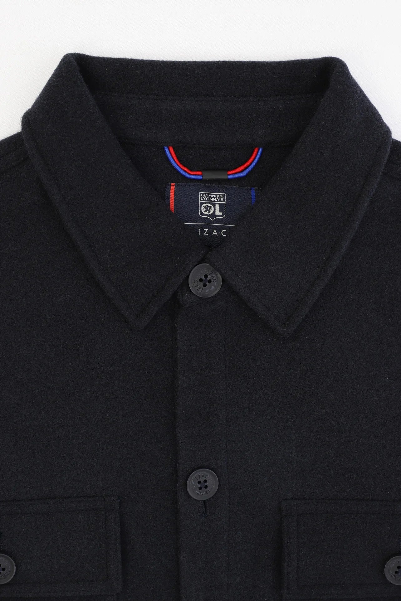 Veste casual col chemise marine - Image 2