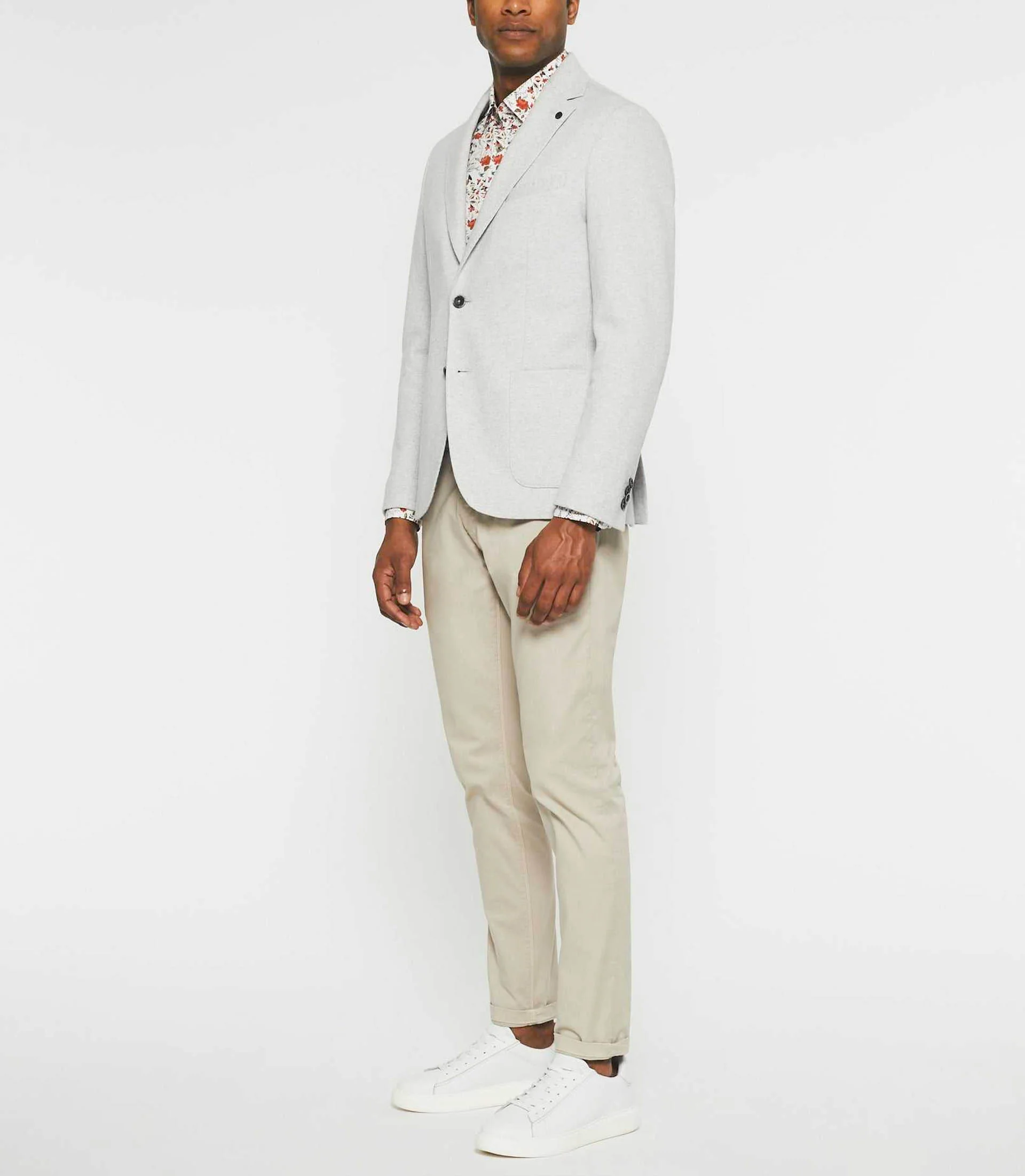 Veste casual deux boutons gris-clair DRIVE - Image 2