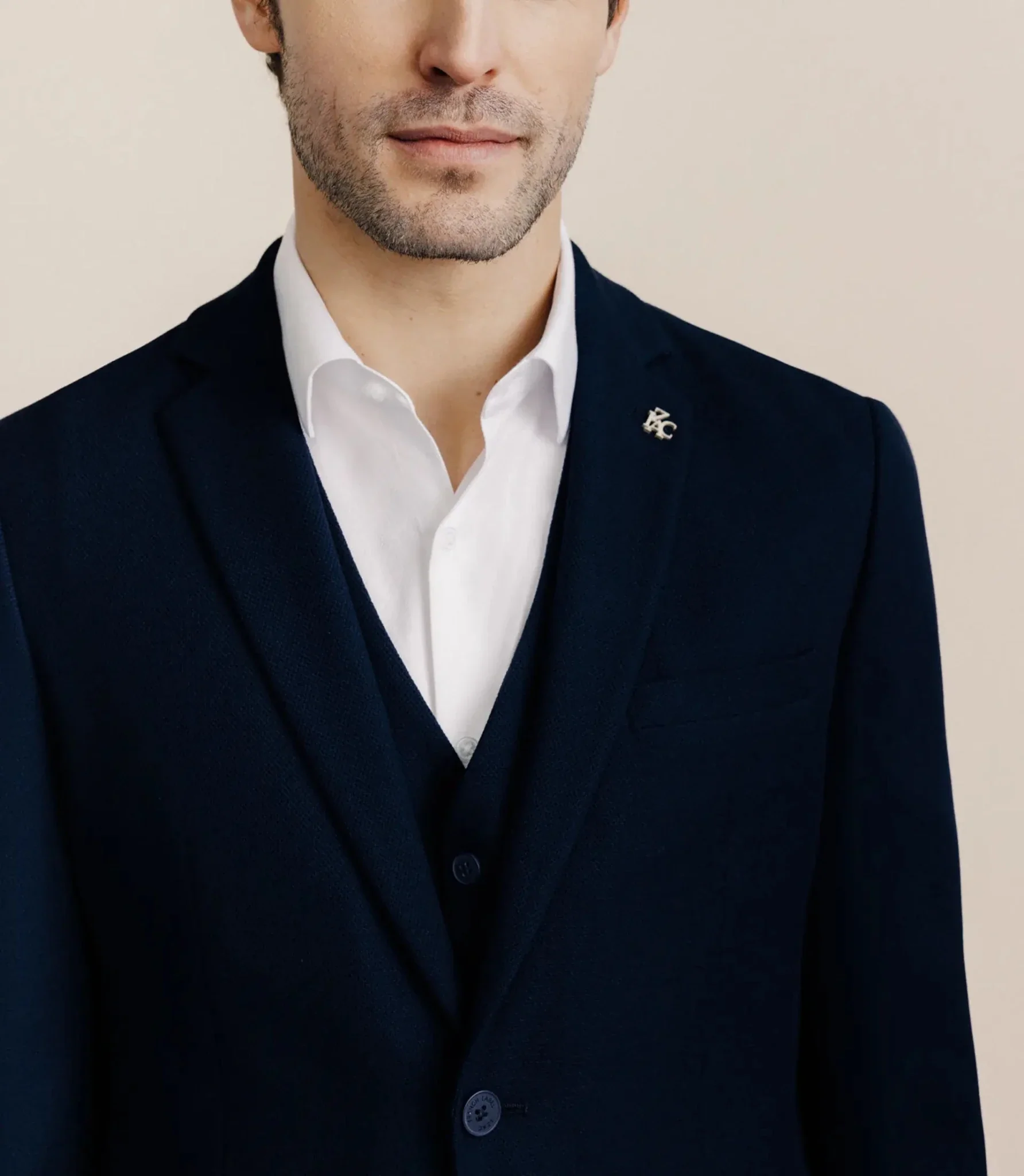 Veste casual armurée marine - Image 2