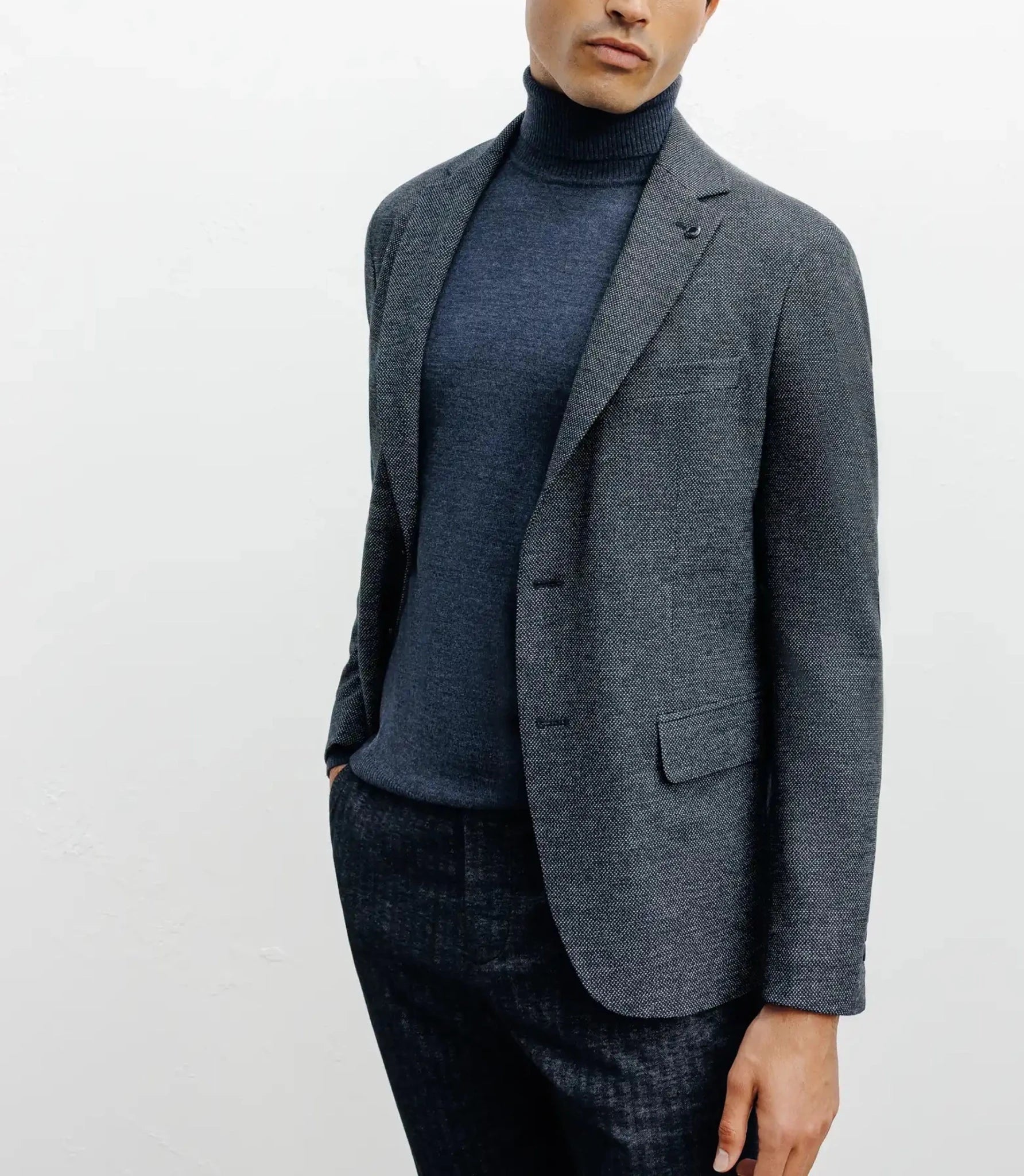 Veste casual marine