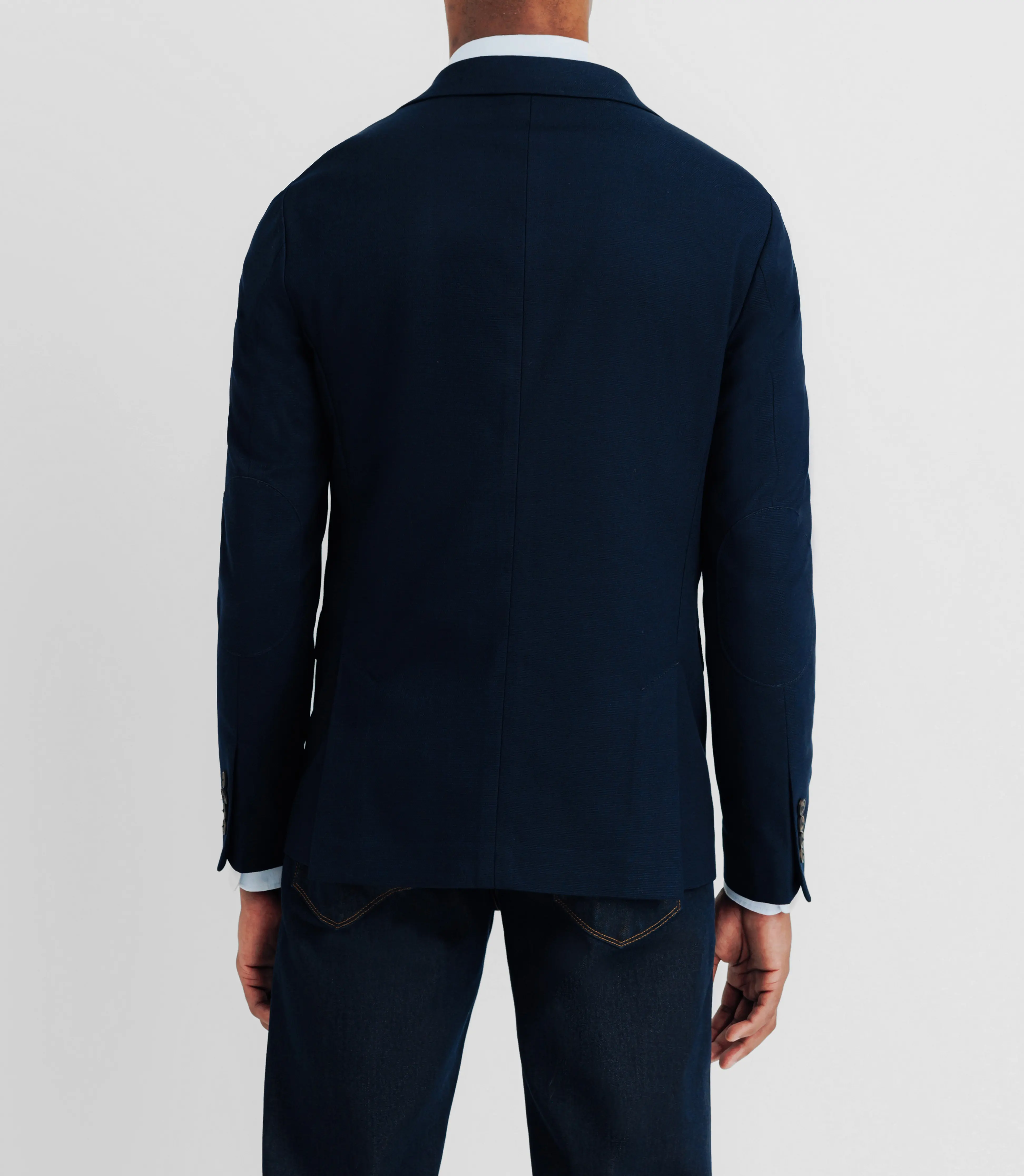 Veste casual 2 boutons marine - Image 5