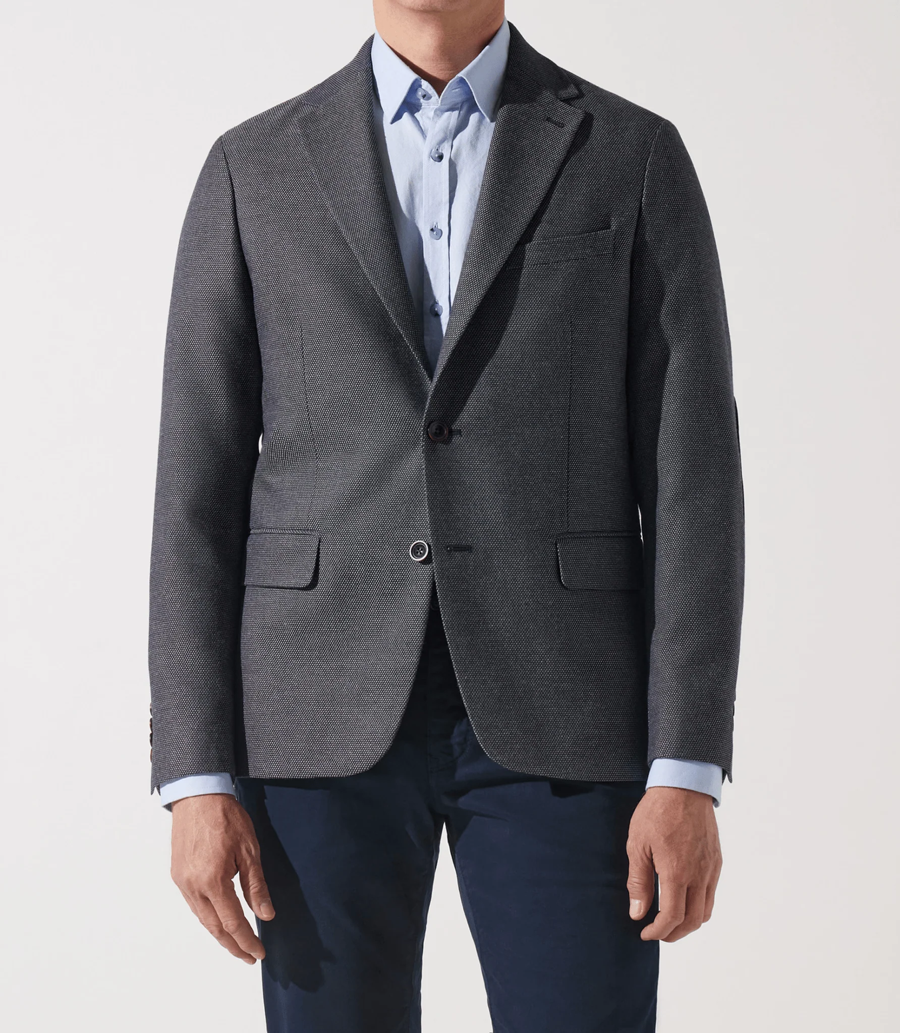 Veste casual 2 boutons marine DEYTON - Image 2