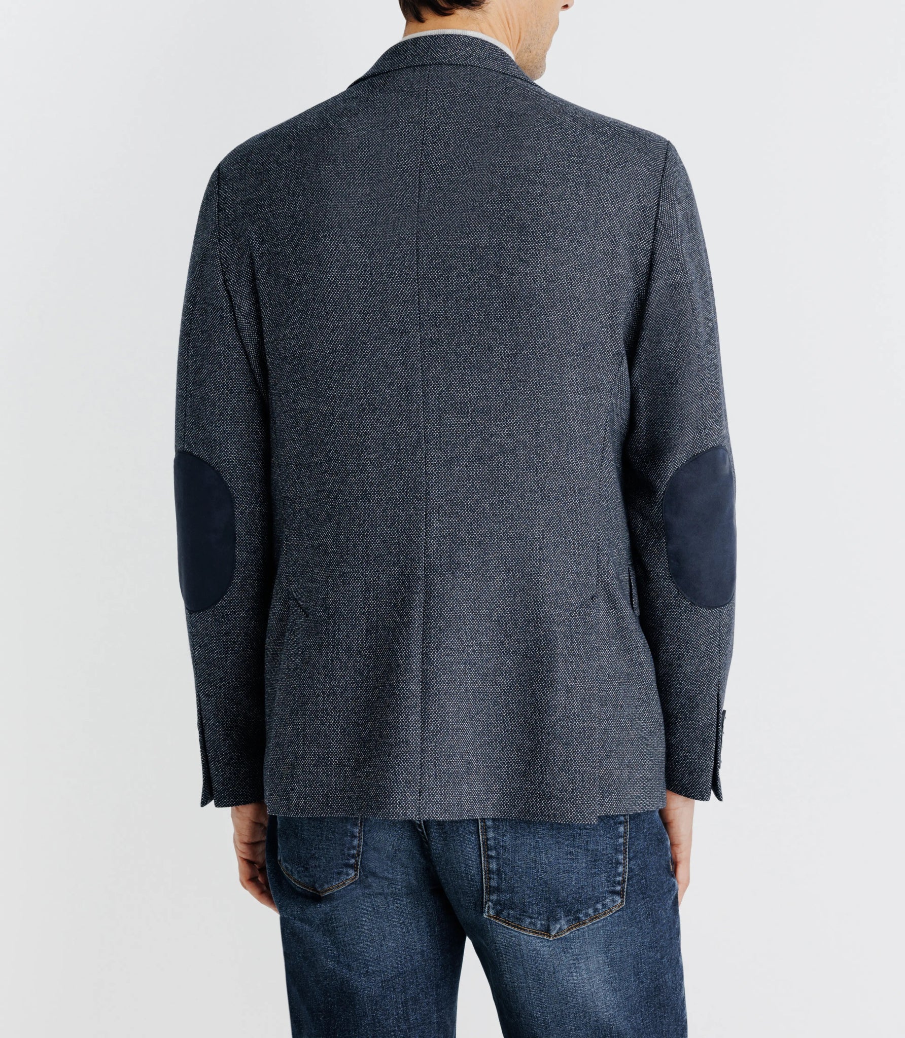 Veste casual 2 boutons marine - Image 2
