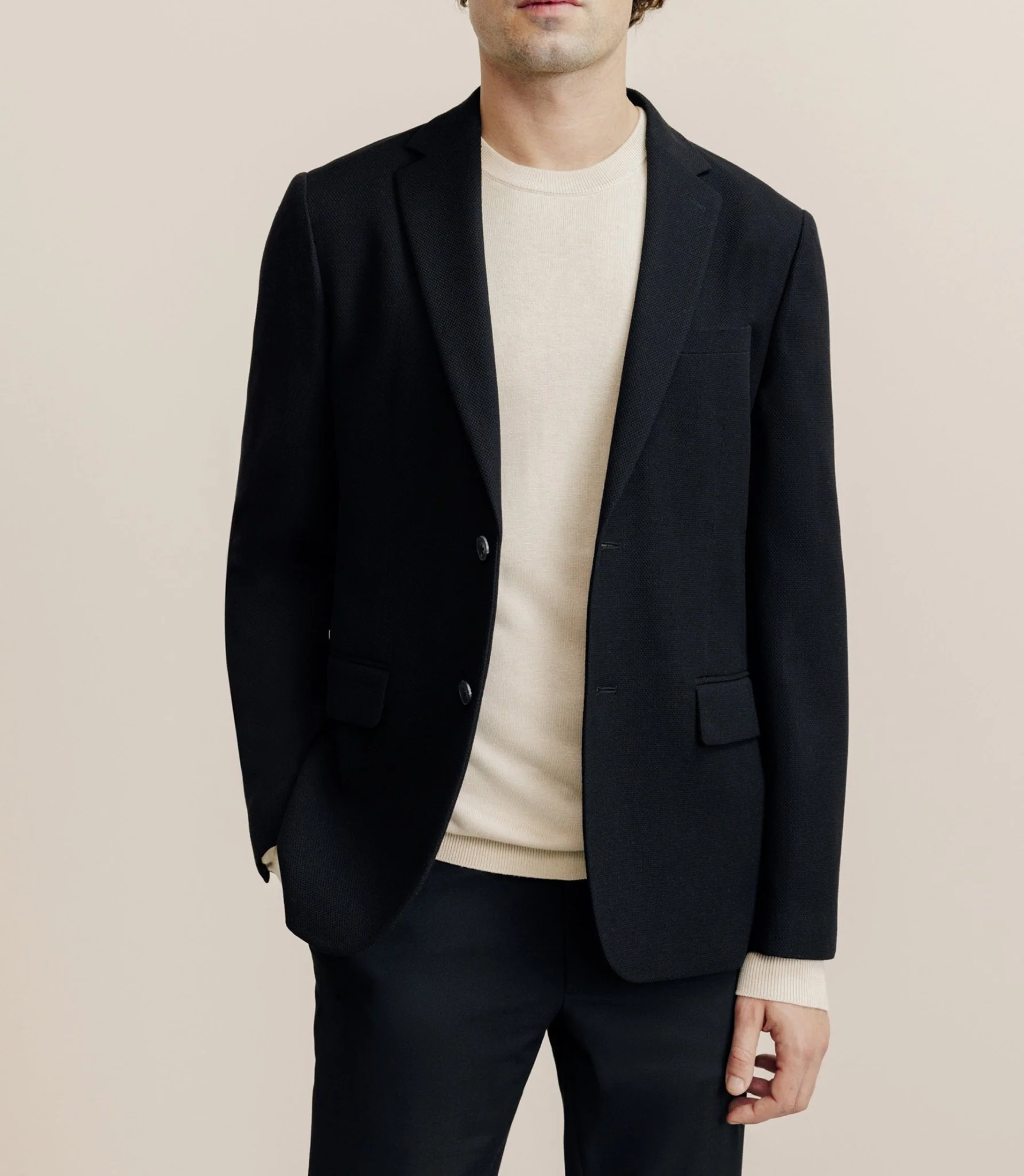 Veste casual armurée noire