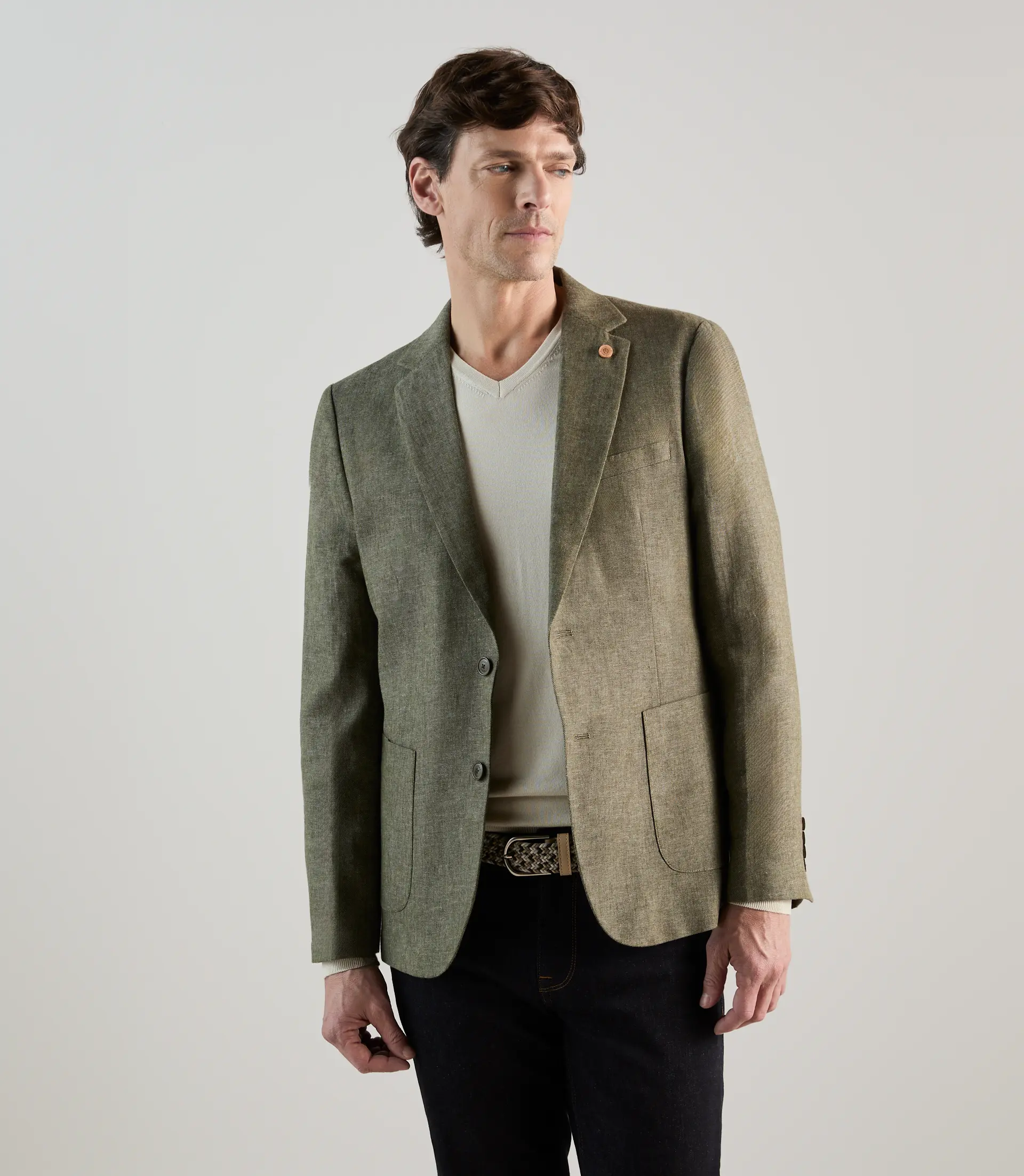 Veste casual verte
