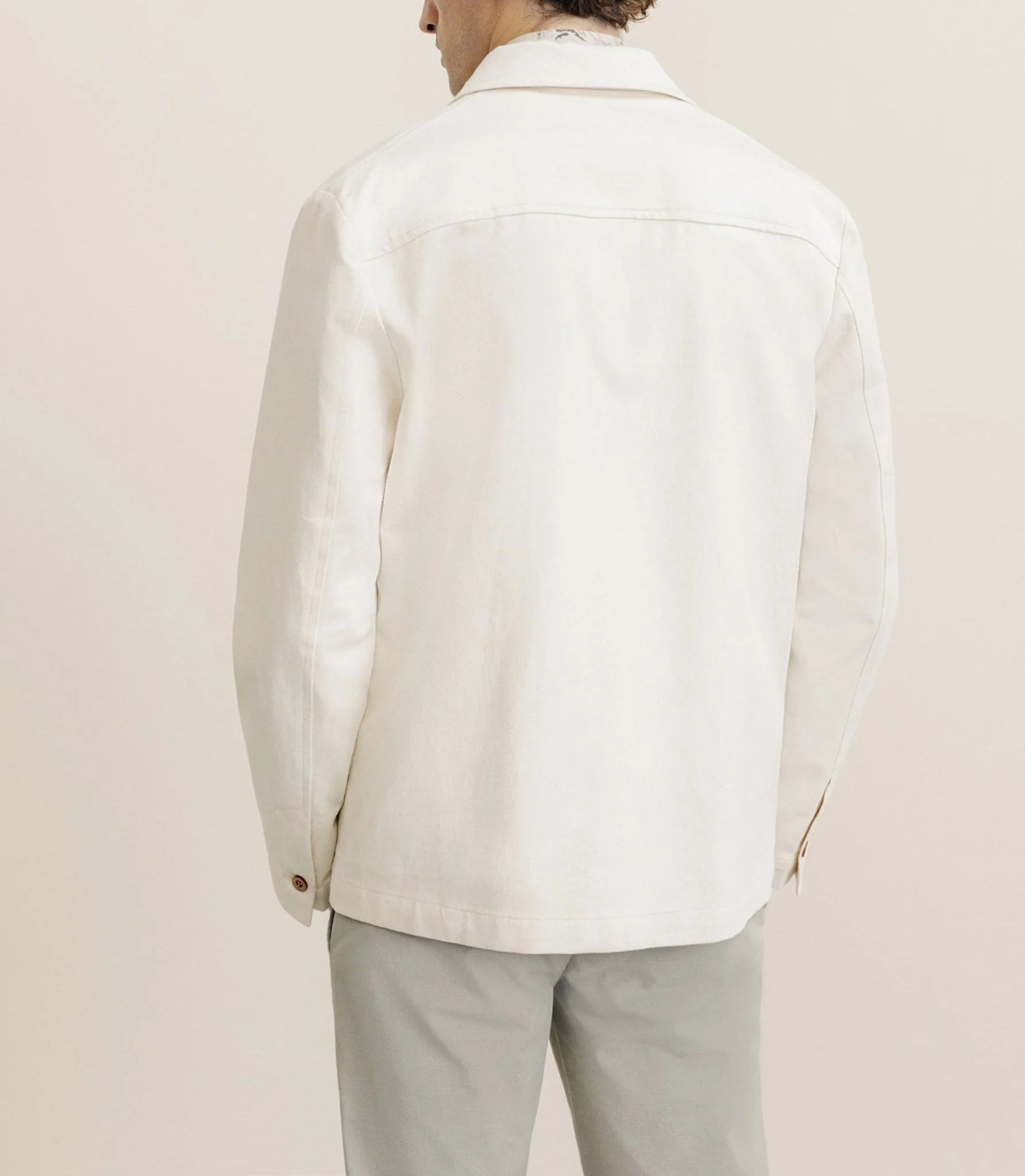 Veste col chemise écrue - Image 4