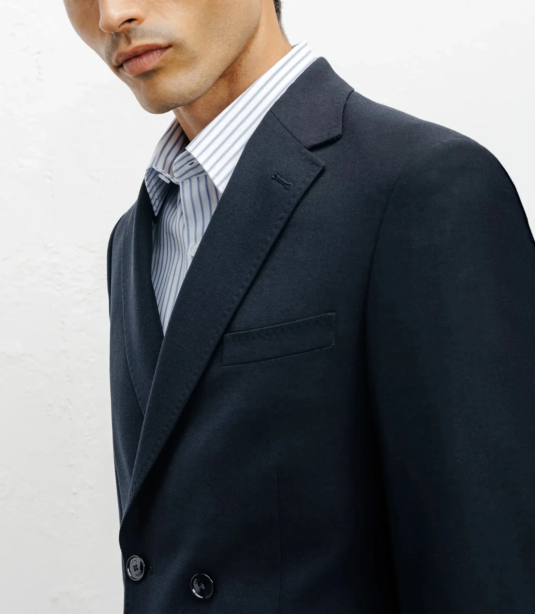 Veste croisée marine - Image 2