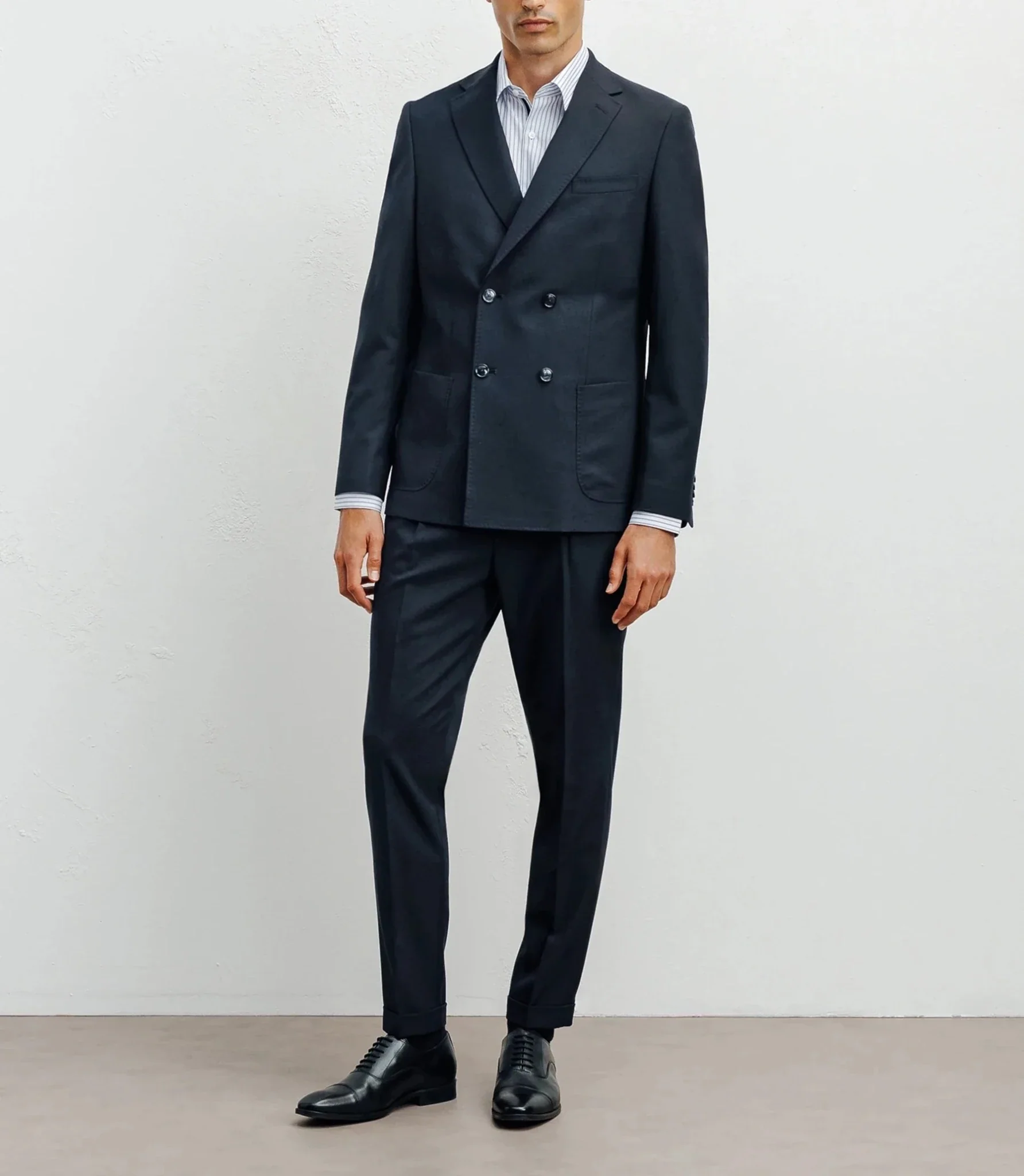 Veste croisée marine - Image 3