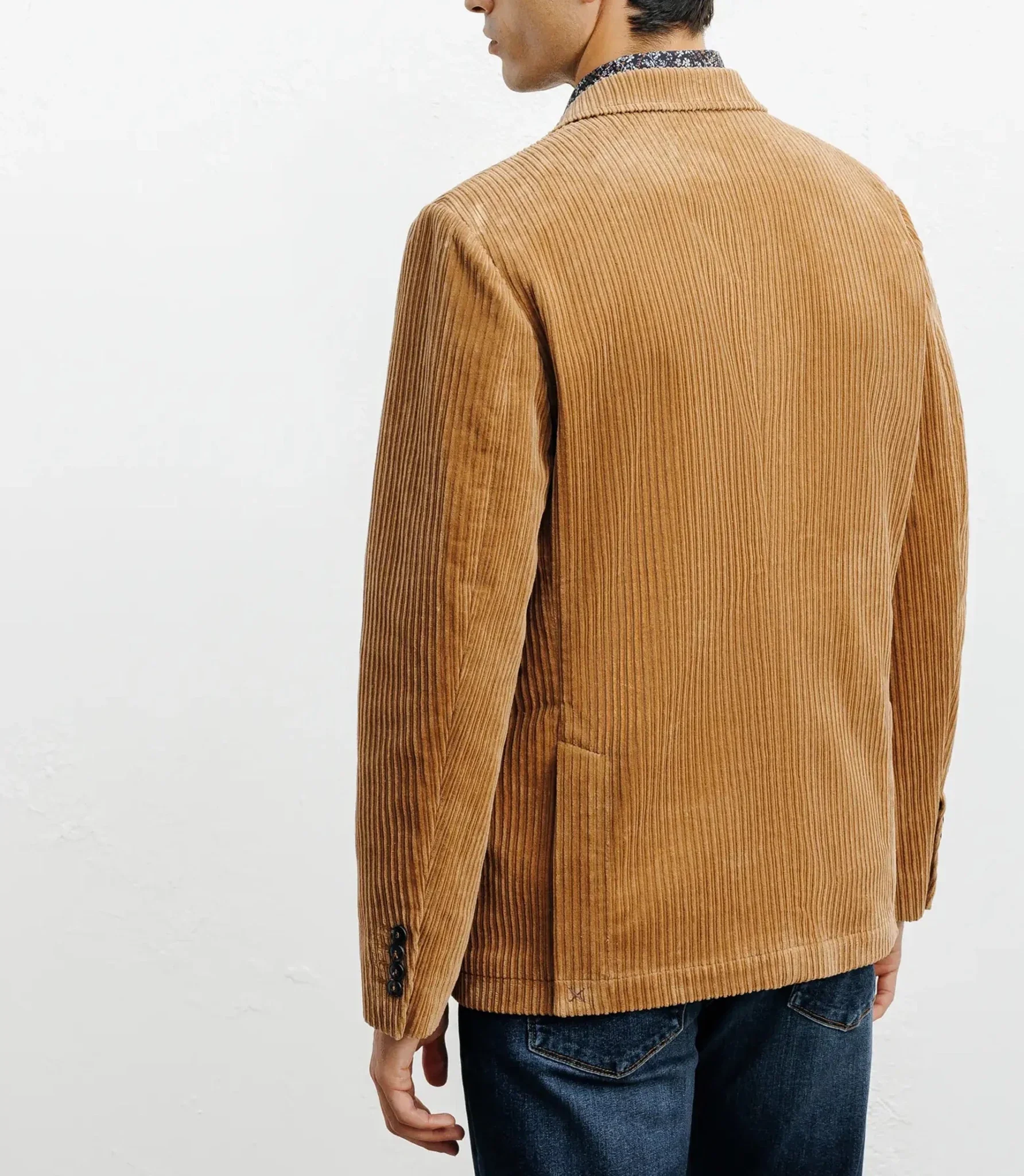 Veste en velours côtelé camel - Image 4