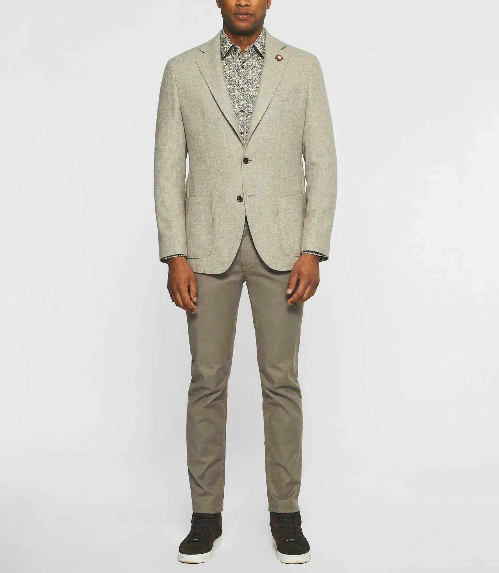 Veste à deux boutons beige DOLCE