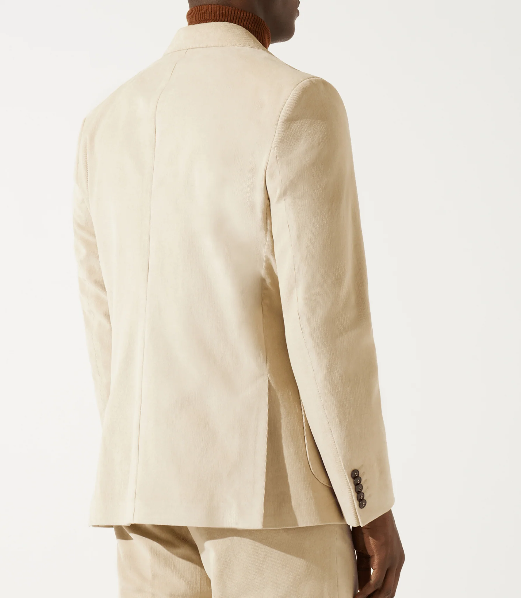 Veste ville séparable en velours beige SABLIER - Image 4