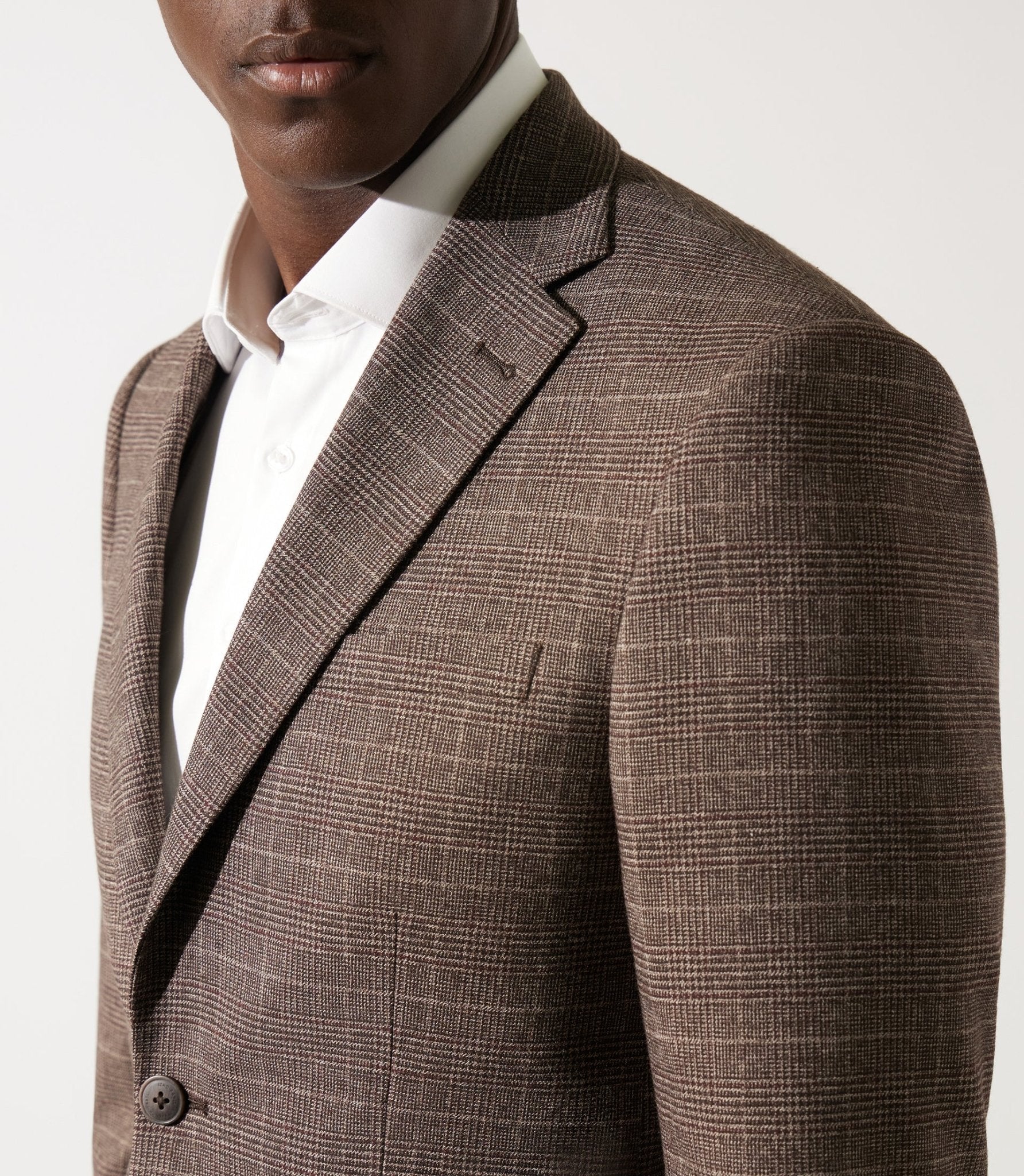 Veste ville séparable esprit prince de galles bordeaux SIENNE - Image 3