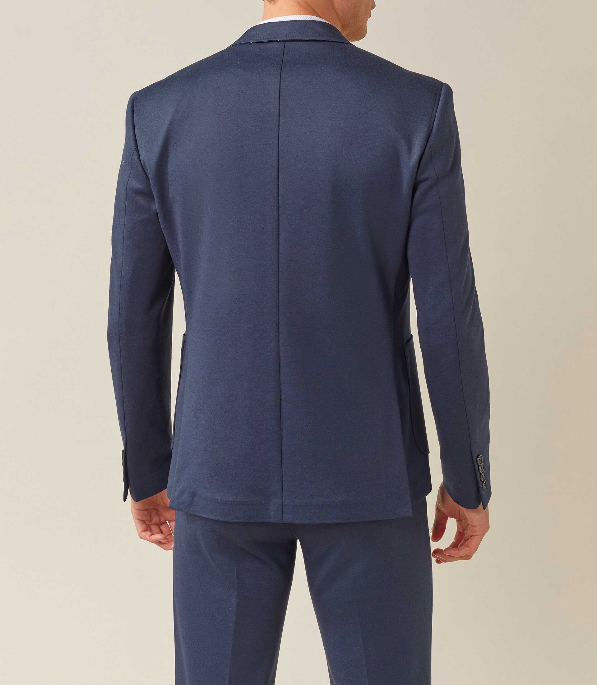 Veste ville maille marine "Ales" - Image 3