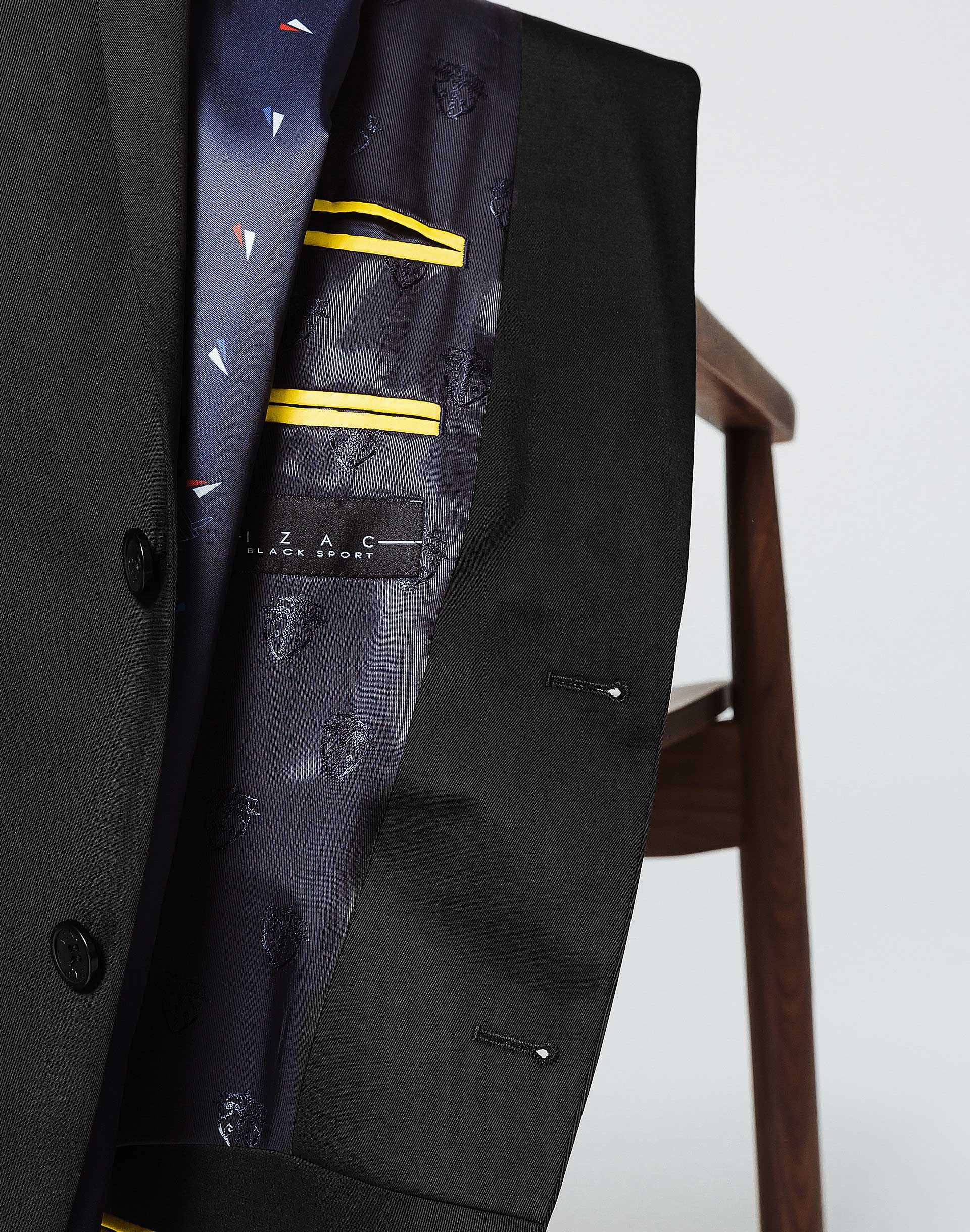 Veste Ville Noire Unie - Image 2