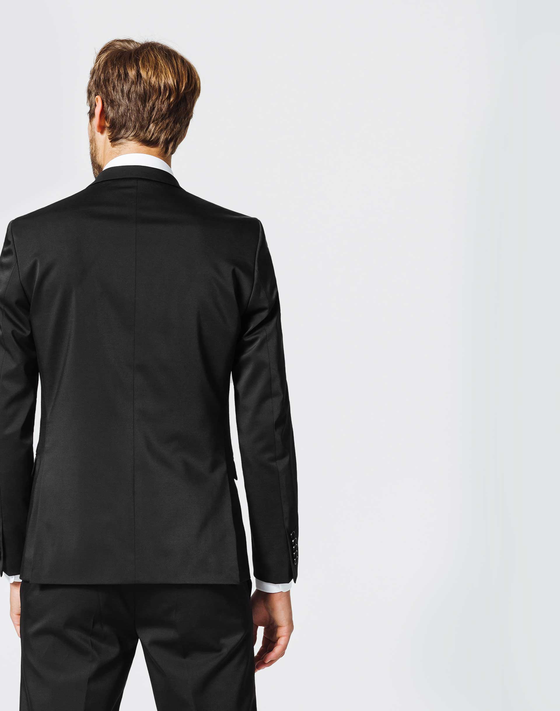 Veste Ville Noire Unie - Image 3