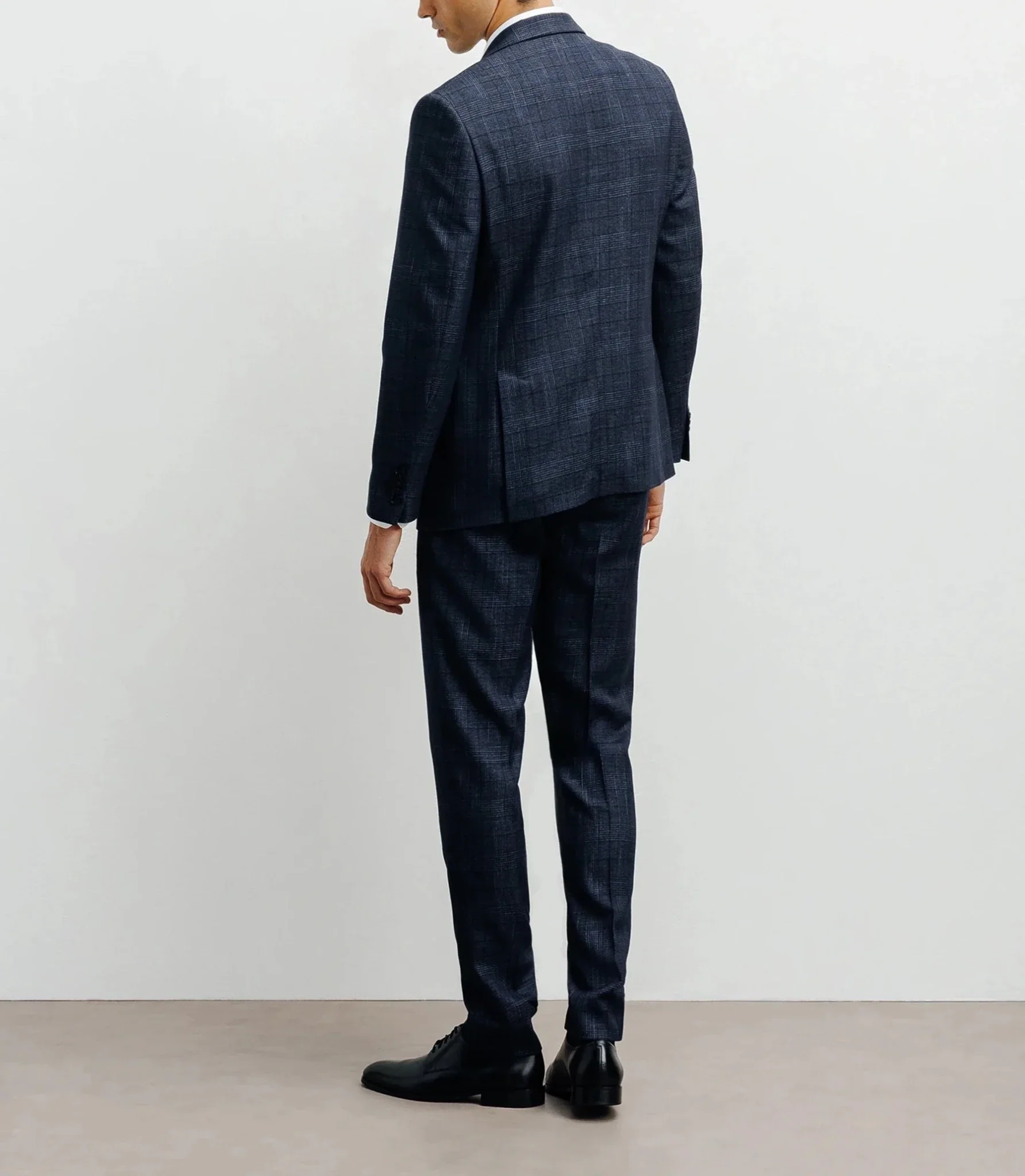 Veste ville Prince de Galles bleu denim - Image 4