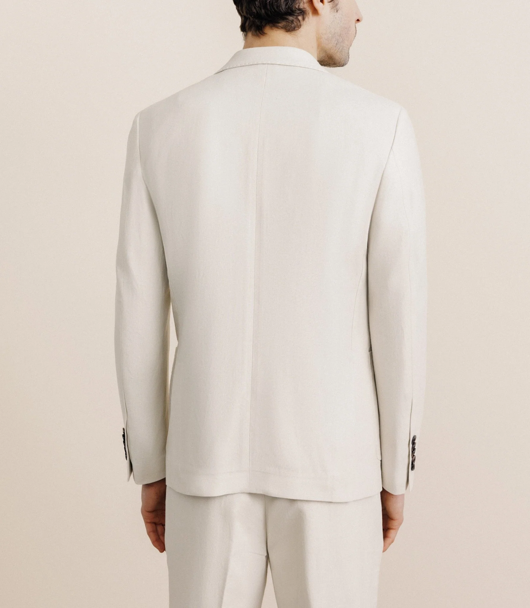 Veste ville croisée beige - Image 4
