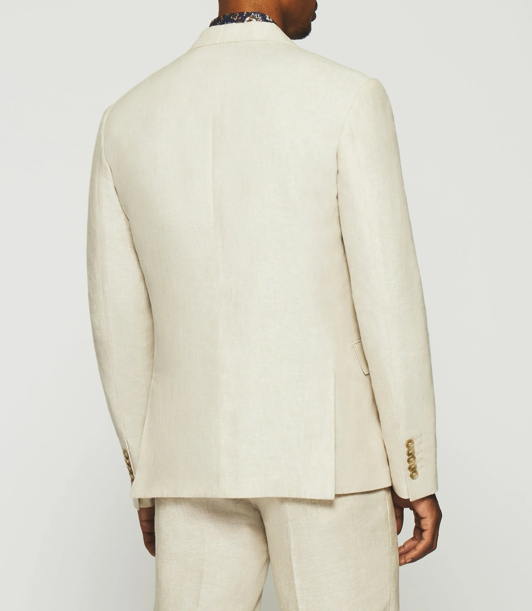 Veste en lin séparable beige CELESTE - Image 4
