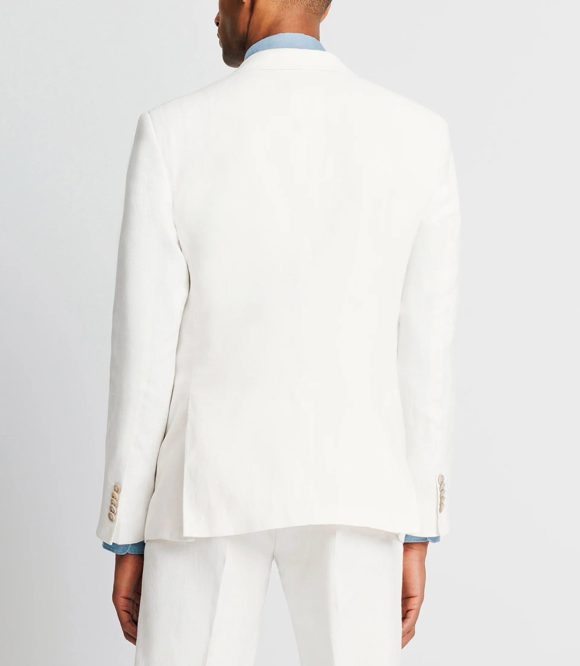 Veste ville 100% lin blanche - Image 4