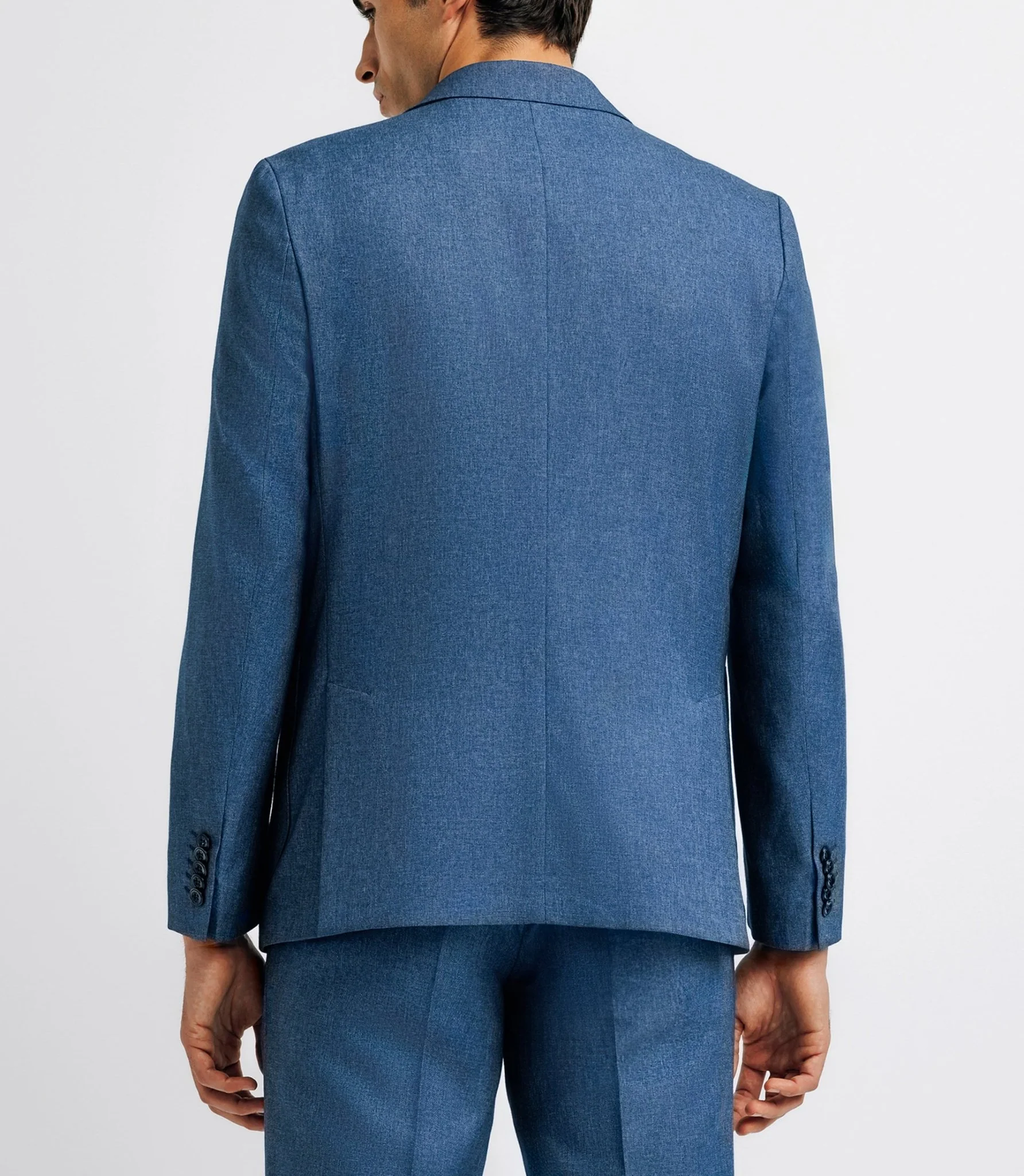 Veste ville séparable bleu effet denim - Image 2