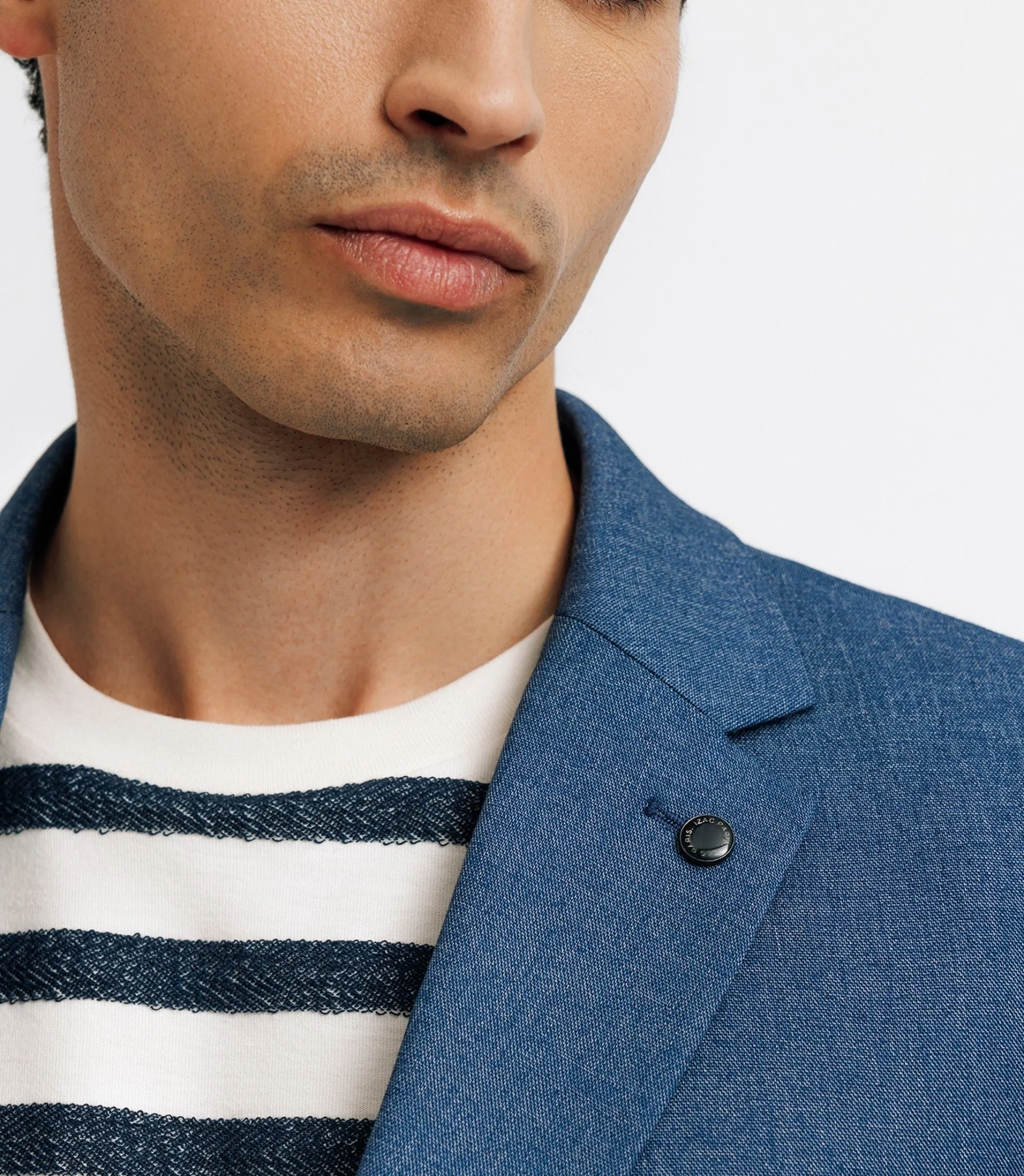 Veste ville séparable bleu effet denim - Image 4