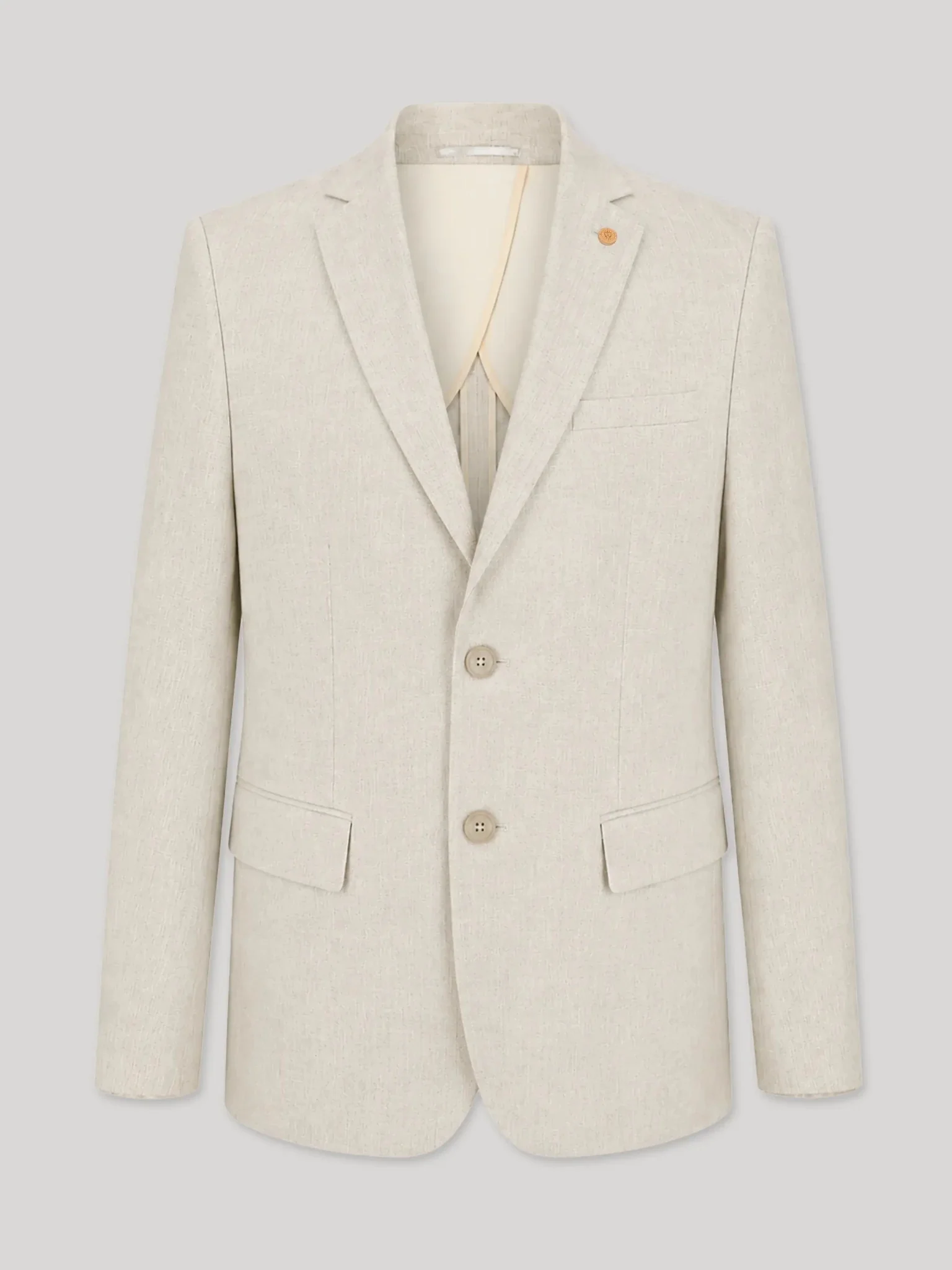 Veste ville séparable 100% lin beige
