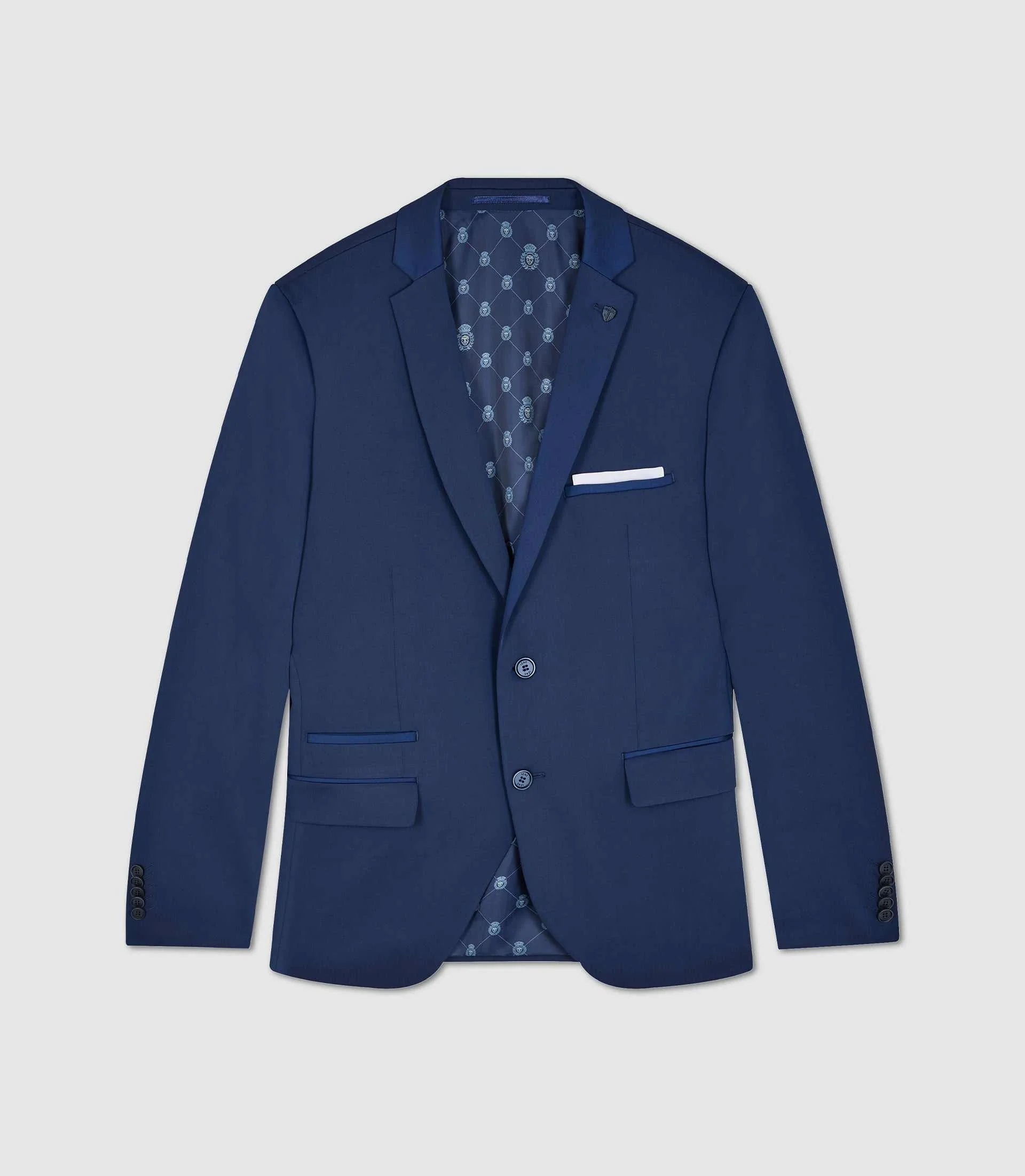 Veste ville 2 boutons bleu "Cionac"