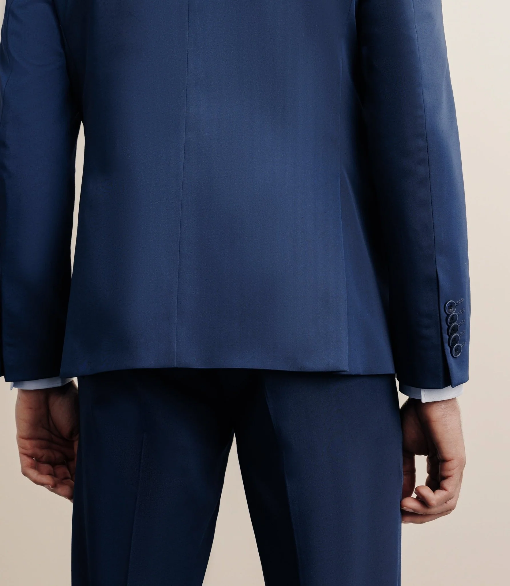 Veste ville en tissu technique bleu - Image 5