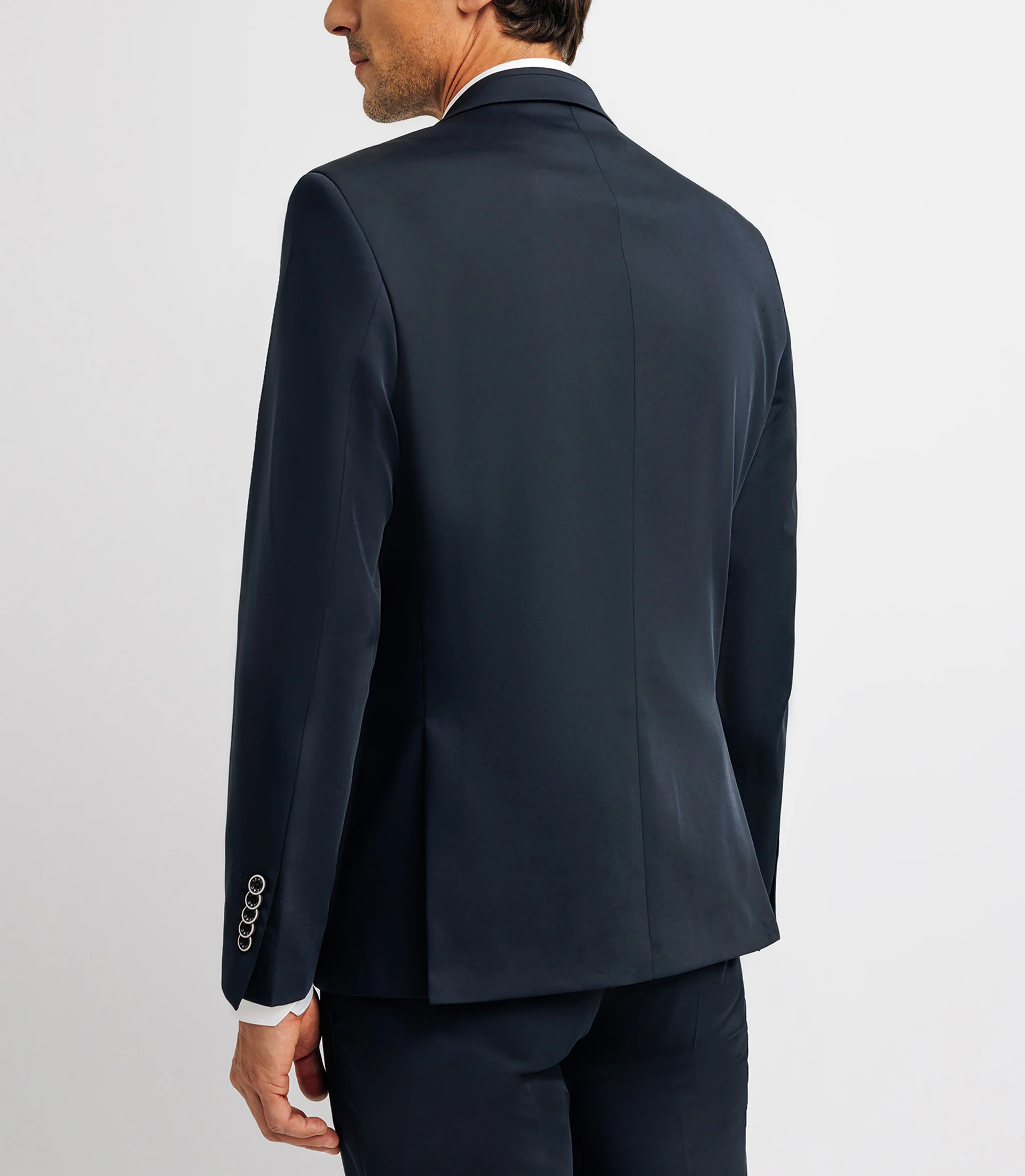 Veste ville en tissu technique marine - Image 5