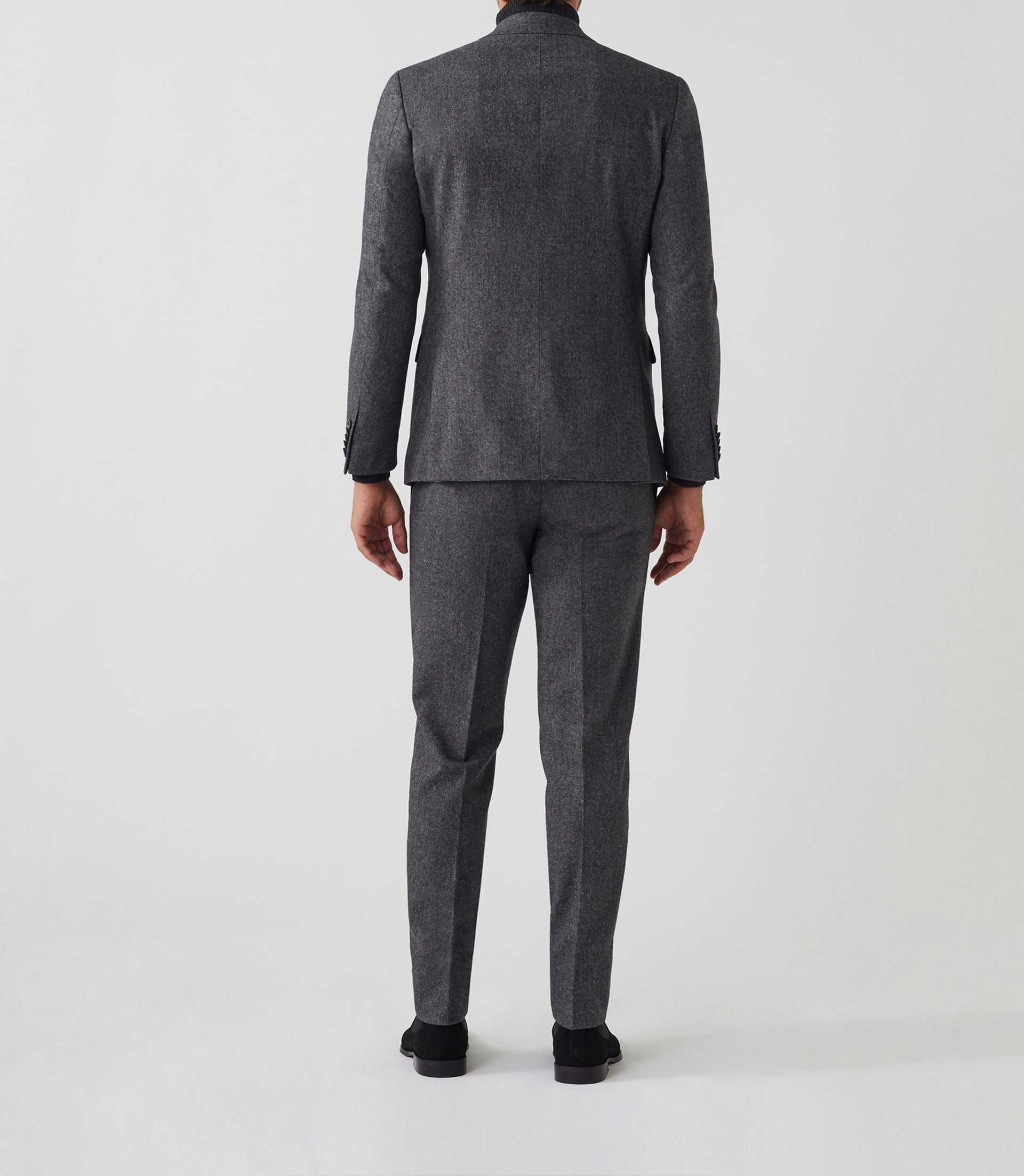 Veste ville tweed grise "Verso" - Image 4